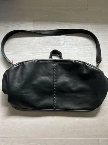 Magnu 보스턴 백 다크 그린 천연 가죽