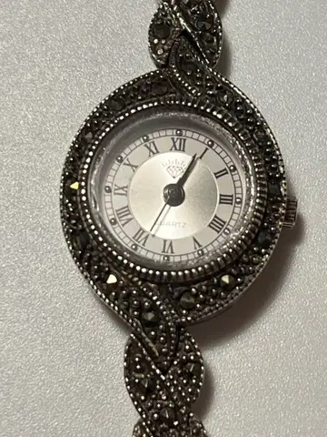 14DIAMOND 615421Y 빈티지 앤티크 시계 925