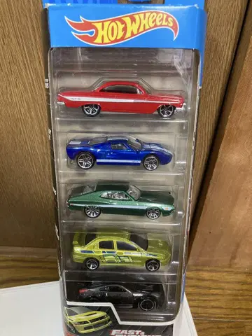 Hot Wheels 미니카 5대 세트 와일드 스피드