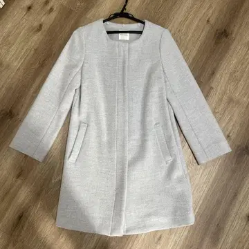 REDYAZEL 라이트 그레이 롱 코트