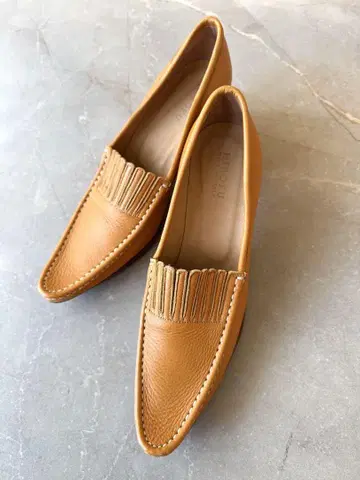 미사용 HIROFU 히로후 펌프스 모카신 24.0cm
