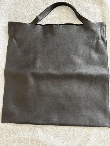 JIL SANDER 블랙 가죽 토트백
