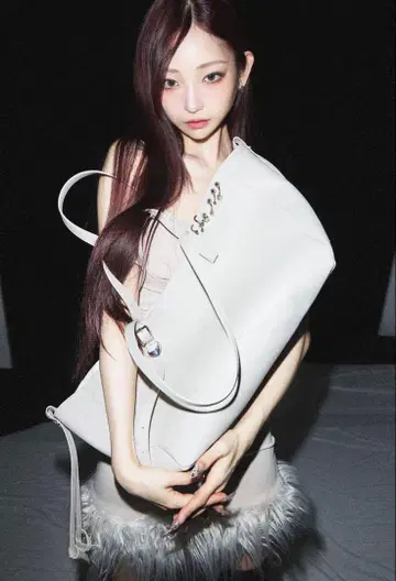 THEREDTHREAD S 하트 토트백 라지 백