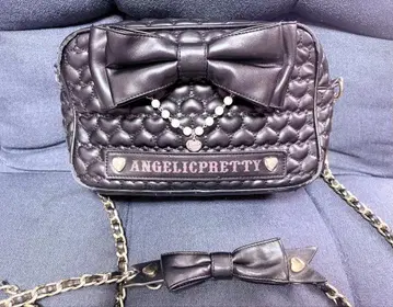 최종 가격 인하 엔젤릭 프리티 퀼팅 백 블랙