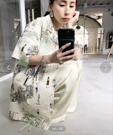 새상품 M사이즈/VINTAGE MEDI MALAGA OVER SHIRT