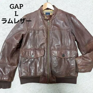 GAP 램 가죽 봄버 자켓 L 컨디션 최상
