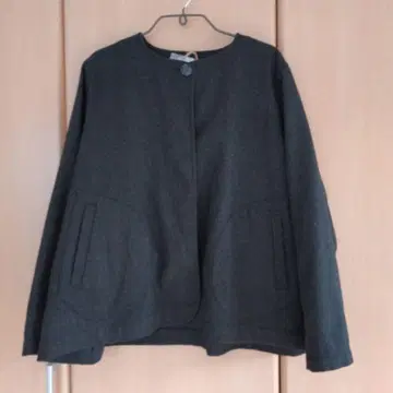 Dgy 다크 그레이 노카라 자켓 LL