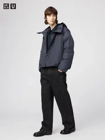 24AW 유니클로 U 와이드 핏 카라 청바지 29