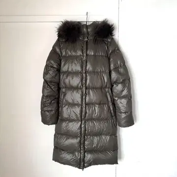 DUVETICA 퍼 달린 롱 다운 자켓 40