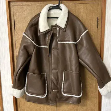 moussy 무스탕 코트