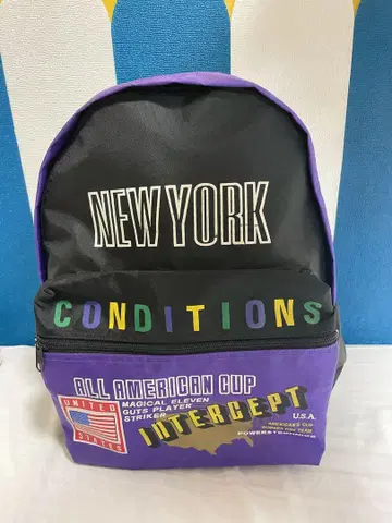 빈티지 컬러풀 레트로 백팩 구제 의류