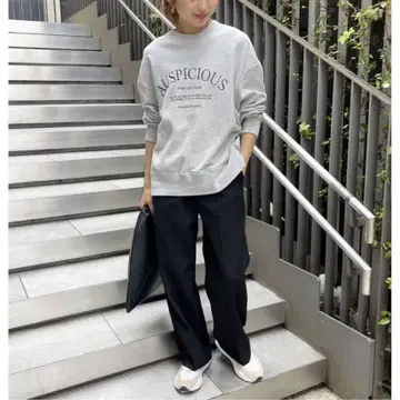 22AW AUSPICIOUS 로고 풀오버 스픽 앤 스팬