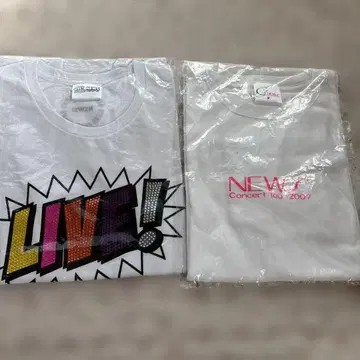 NEWS 2007, LIVE! LIVE! LIVE! T셔츠