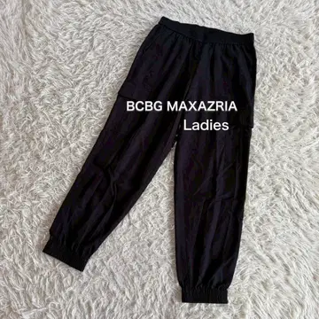 BCBG MAXAZRIA 조거 팬츠 블랙 여성용 S