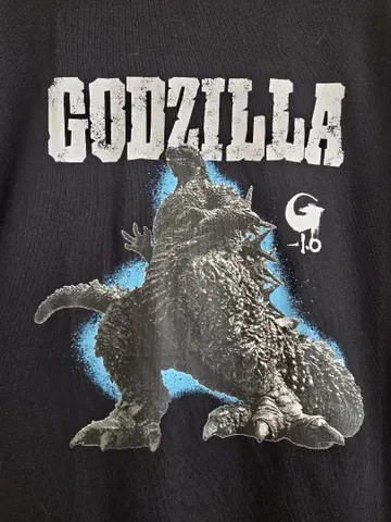 새상품 미사용 GODZILLA T셔츠 고질라 상의 면100%