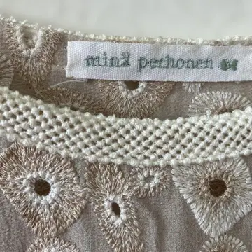 mind pehronen 자수 슬리브리스 롱 원피스