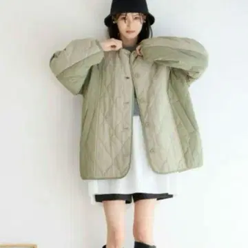 로리즈팜 퀼팅 블루종