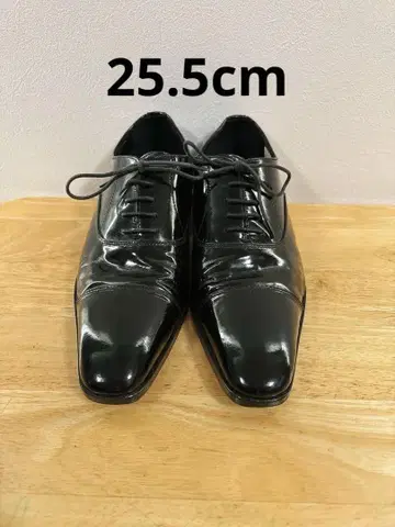 [일본제/새상품급] 패턴트 레더 비즈니스 슈즈 블랙 25 1/2