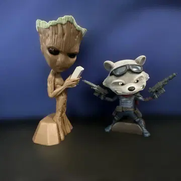 MARVEL Fluffy Puffy 로켓 & 그루트 어벤져스