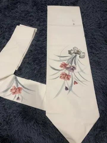 봄! 여름! 가을에! 손그림 느낌 꽃무늬가 아름다운 나고야 오비