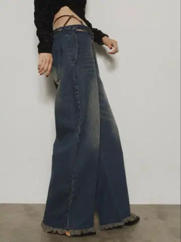 Knuth Marf spaghetti denim pants 크누스머프
