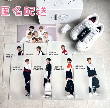FILA 스니커즈 BTS 혜택 클리어 파일 포함