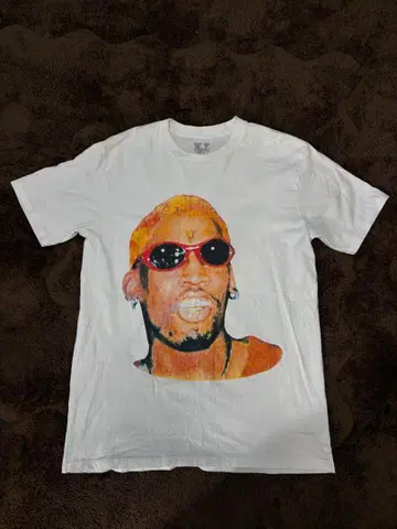 VLONE T셔츠 데니스 로드먼 콜라보 100% 코튼