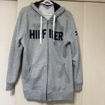 TOMMY HILFIGER 그레이 후드티 XL
