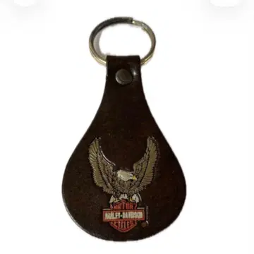 빈티지 Harley-Davidson 키링 가죽 이글