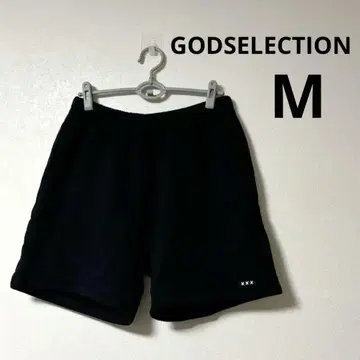GODSELECTION 갓 셀렉션 하프 팬츠 블랙 M