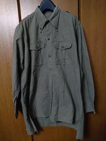 40s 빈티지 프랑스군 M41 셔츠 그랑파 셔츠 밀리터리