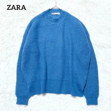 [ 자라 ] ZARA 모크넥 하이 게이지 니트 스웨터(S) 캐주얼