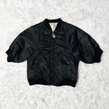 nitca 니트카 블루종 봄버 자켓 하프 슬리브 린넨 100%
