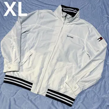 타미힐피거 나일론 자켓 화이트 남성용 XL