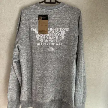 THE NORTH FACE 그래픽 맨투맨 크루 L 믹스 그레이