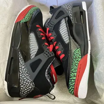 JORDAN SPIZIKE LOW 'black/ RED'