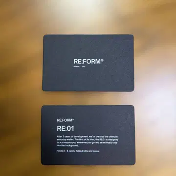 RE:FORM RE:01 코인 케이스