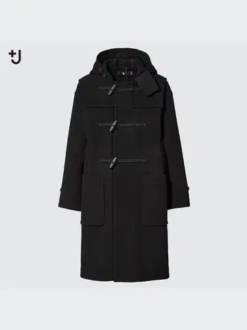 UNIQLO +J 울 오버 사이즈 더플 코트