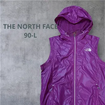 [ 세일 중 ] THE NORTH FACE 후드 부착 베스트 퍼플