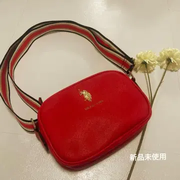 U.S. POLO ASSN. 빨간색 숄더백