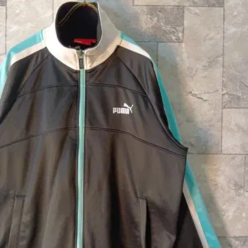 PUMA 트랙 자켓 원포인트 자수 L 소매 라인