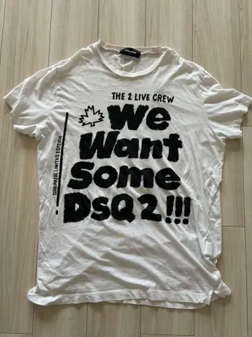 DSQUARED2 화이트 티셔츠 L 사이즈