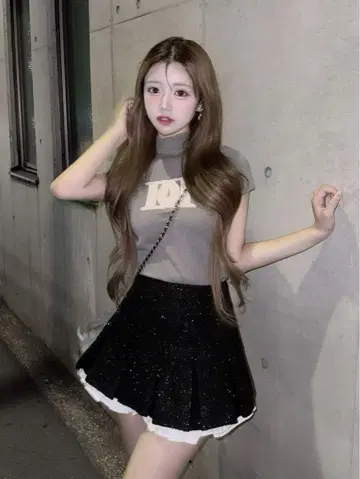 Darich DD 로고 베이직 니트탑