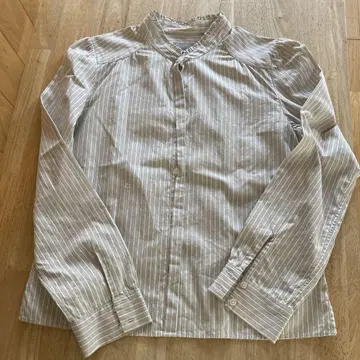 MARGARET HOWELL 스트라이프 긴팔 셔츠