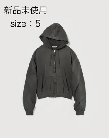 AURALEE PRODUCT DYED SWEAT ZIP PARKA