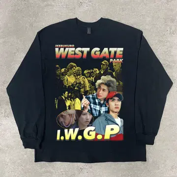 이케부쿠로 웨스트 게이트 파크 IWGP [XL 사이즈] 긴팔 블랙