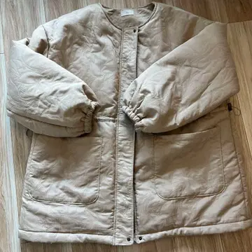 모이테토 moi tytto 뉘앙스 패턴 퀼팅 블루종 코트