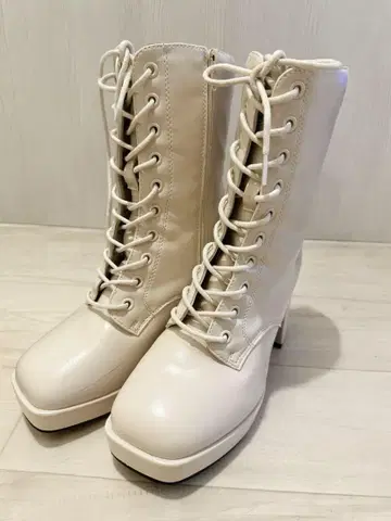 하카마용/졸업식/레이스업 부츠 힐 약 8cm