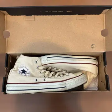 CONVERSE ALL STAR 하이컷 26.5cm 베이지