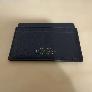 SMYTHSON 블랙 카드 케이스